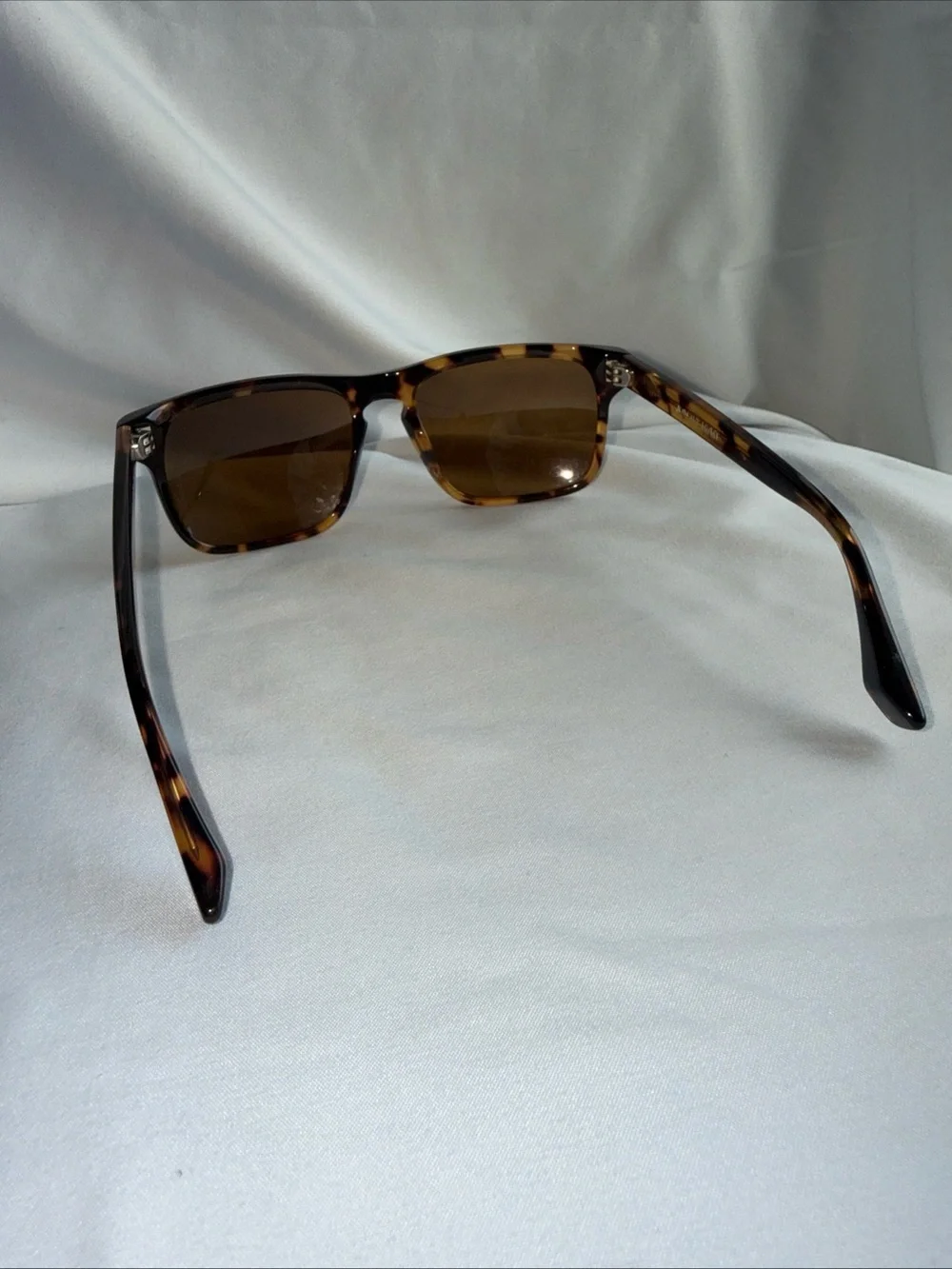 MVMT Tortoise Shell Square Sunglasses - Brown Lenses